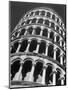 The Famous Leaning Tower, Spared by Shelling in Wwii, Still Standing, Pisa, Italy 1945-Margaret Bourke-White-Mounted Photographic Print
