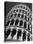 The Famous Leaning Tower, Spared by Shelling in Wwii, Still Standing, Pisa, Italy 1945-Margaret Bourke-White-Stretched Canvas