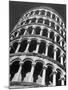 The Famous Leaning Tower, Spared by Shelling in Wwii, Still Standing, Pisa, Italy 1945-Margaret Bourke-White-Mounted Photographic Print