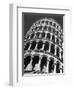 The Famous Leaning Tower, Spared by Shelling in Wwii, Still Standing, Pisa, Italy 1945-Margaret Bourke-White-Framed Premium Photographic Print