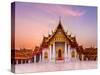 The Famous Marble Temple Benchamabophit from Bangkok, Thailand-Pumidol-Stretched Canvas