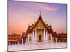 The Famous Marble Temple Benchamabophit from Bangkok, Thailand-Pumidol-Mounted Photographic Print