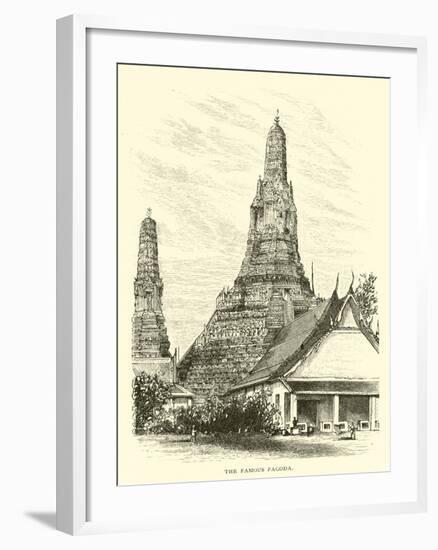 The Famous Pagoda-null-Framed Giclee Print