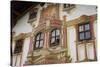 The Famous Painted Houses of Oberammergau, Bavaria, Germany, Europe-Robert Harding-Stretched Canvas