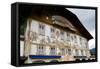 The Famous Painted Houses of Oberammergau, Bavaria, Germany, Europe-Robert Harding-Framed Stretched Canvas