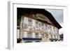 The Famous Painted Houses of Oberammergau, Bavaria, Germany, Europe-Robert Harding-Framed Photographic Print