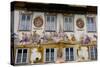 The Famous Painted Houses of Oberammergau, Bavaria, Germany, Europe-Robert Harding-Stretched Canvas