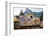 The Famous Painted Houses of Oberammergau, Bavaria, Germany, Europe-Robert Harding-Framed Photographic Print