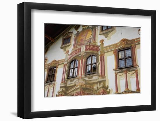 The Famous Painted Houses of Oberammergau, Bavaria, Germany, Europe-Robert Harding-Framed Photographic Print