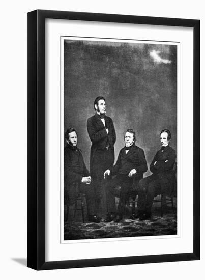 The Famous Publishing Company of Harper and Brothers' 1863-MATHEW B BRADY-Framed Giclee Print