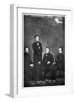 The Famous Publishing Company of Harper and Brothers' 1863-MATHEW B BRADY-Framed Giclee Print