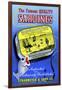 The Famous Quality Sardines-Curt Teich & Company-Framed Art Print