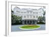 The Famous Raffles Hotel, a Singapore Landmark, Singapore, Southeast Asia, Asia-Fraser Hall-Framed Photographic Print