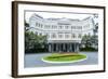 The Famous Raffles Hotel, a Singapore Landmark, Singapore, Southeast Asia, Asia-Fraser Hall-Framed Photographic Print