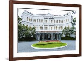 The Famous Raffles Hotel, a Singapore Landmark, Singapore, Southeast Asia, Asia-Fraser Hall-Framed Photographic Print