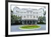 The Famous Raffles Hotel, a Singapore Landmark, Singapore, Southeast Asia, Asia-Fraser Hall-Framed Photographic Print