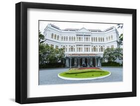 The Famous Raffles Hotel, a Singapore Landmark, Singapore, Southeast Asia, Asia-Fraser Hall-Framed Photographic Print