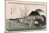 The Famous Teahouse at Mariko', from the Series 'The Fifty-Three Stations of the Tokaido', C.1834-Utagawa Hiroshige-Mounted Giclee Print