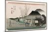 The Famous Teahouse at Mariko', from the Series 'The Fifty-Three Stations of the Tokaido', C.1834-Utagawa Hiroshige-Mounted Giclee Print