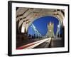 The Famous Tower Bridge over the River Thames in London-David Bank-Framed Photographic Print