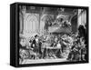 The Famous Trial of Charles I in Westminster Hall in January, 1649-null-Framed Stretched Canvas