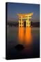 The Famous Vermillion Coloured Floating Torii Gate-Gavin Hellier-Stretched Canvas