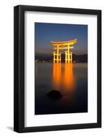 The Famous Vermillion Coloured Floating Torii Gate-Gavin Hellier-Framed Photographic Print