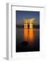 The Famous Vermillion Coloured Floating Torii Gate-Gavin Hellier-Framed Photographic Print