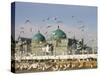 The Famous White Pigeons, Shrine of Hazrat Ali, Mazar-I-Sharif, Balkh Province, Afghanistan-Jane Sweeney-Stretched Canvas