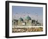 The Famous White Pigeons, Shrine of Hazrat Ali, Mazar-I-Sharif, Balkh Province, Afghanistan-Jane Sweeney-Framed Premium Photographic Print