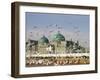 The Famous White Pigeons, Shrine of Hazrat Ali, Mazar-I-Sharif, Balkh Province, Afghanistan-Jane Sweeney-Framed Photographic Print