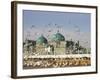 The Famous White Pigeons, Shrine of Hazrat Ali, Mazar-I-Sharif, Balkh Province, Afghanistan-Jane Sweeney-Framed Photographic Print