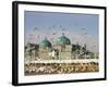 The Famous White Pigeons, Shrine of Hazrat Ali, Mazar-I-Sharif, Balkh Province, Afghanistan-Jane Sweeney-Framed Photographic Print