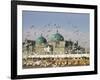 The Famous White Pigeons, Shrine of Hazrat Ali, Mazar-I-Sharif, Balkh Province, Afghanistan-Jane Sweeney-Framed Photographic Print