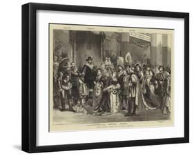 The Fancy Ball at Dublin Castle-Godefroy Durand-Framed Giclee Print