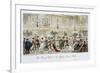 The Fancy Ball at the Upper Rooms, Bath, from The English Spy, by Charles Molloy Westmacott-Isaac Robert Cruikshank-Framed Giclee Print