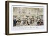 The Fancy Ball at the Upper Rooms, Bath, from The English Spy, by Charles Molloy Westmacott-Isaac Robert Cruikshank-Framed Giclee Print