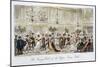 The Fancy Ball at the Upper Rooms, Bath, from The English Spy, by Charles Molloy Westmacott-Isaac Robert Cruikshank-Mounted Giclee Print