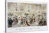 The Fancy Ball at the Upper Rooms, Bath, from The English Spy, by Charles Molloy Westmacott-Isaac Robert Cruikshank-Stretched Canvas