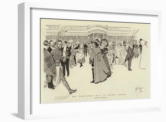 The Fancy-Dress Ball at Covent Garden-Phil May-Framed Giclee Print