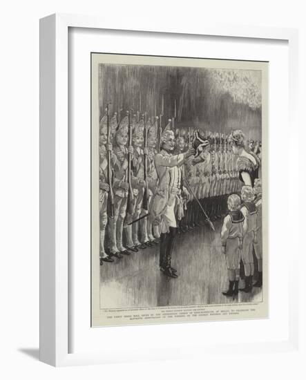 The Fancy Dress Ball Given by the Hereditary Prince of Saxe-Meiningen-null-Framed Giclee Print