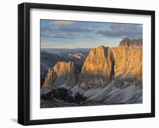 The Fanes Mountains in the Dolomites. Italy-Martin Zwick-Framed Premium Photographic Print