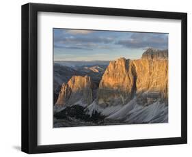 The Fanes Mountains in the Dolomites. Italy-Martin Zwick-Framed Photographic Print