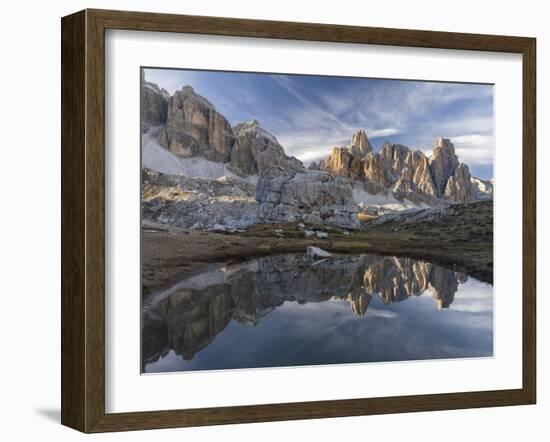 The Fanis Mountains Seen from Val Travenanzes , the Dolomites Near Cortina D'Ampezzo-Martin Zwick-Framed Photographic Print