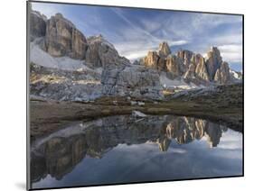 The Fanis Mountains Seen from Val Travenanzes , the Dolomites Near Cortina D'Ampezzo-Martin Zwick-Mounted Photographic Print