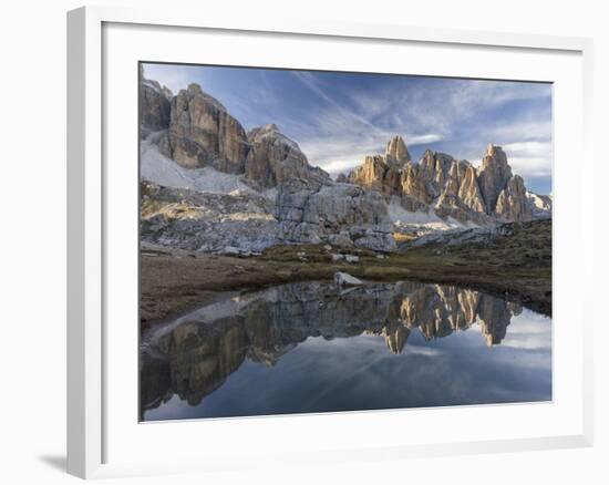 The Fanis Mountains Seen from Val Travenanzes , the Dolomites Near Cortina D'Ampezzo-Martin Zwick-Framed Photographic Print