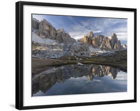 The Fanis Mountains Seen from Val Travenanzes , the Dolomites Near Cortina D'Ampezzo-Martin Zwick-Framed Photographic Print