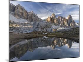 The Fanis Mountains Seen from Val Travenanzes , the Dolomites Near Cortina D'Ampezzo-Martin Zwick-Mounted Photographic Print