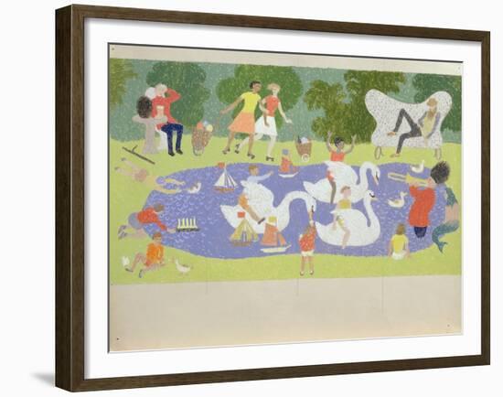 The Fantastic Park, 1961-John Armstrong-Framed Giclee Print
