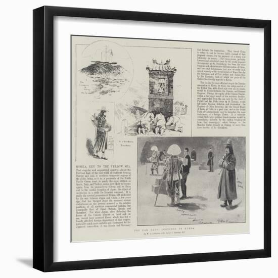 The Far East, Sketches in Korea-Henry Charles Seppings Wright-Framed Giclee Print